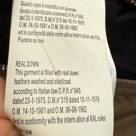 Maison Margiela MM6 Olive Down Hooded Puffer Coat Jacket size 40 - Picture 8 of 9